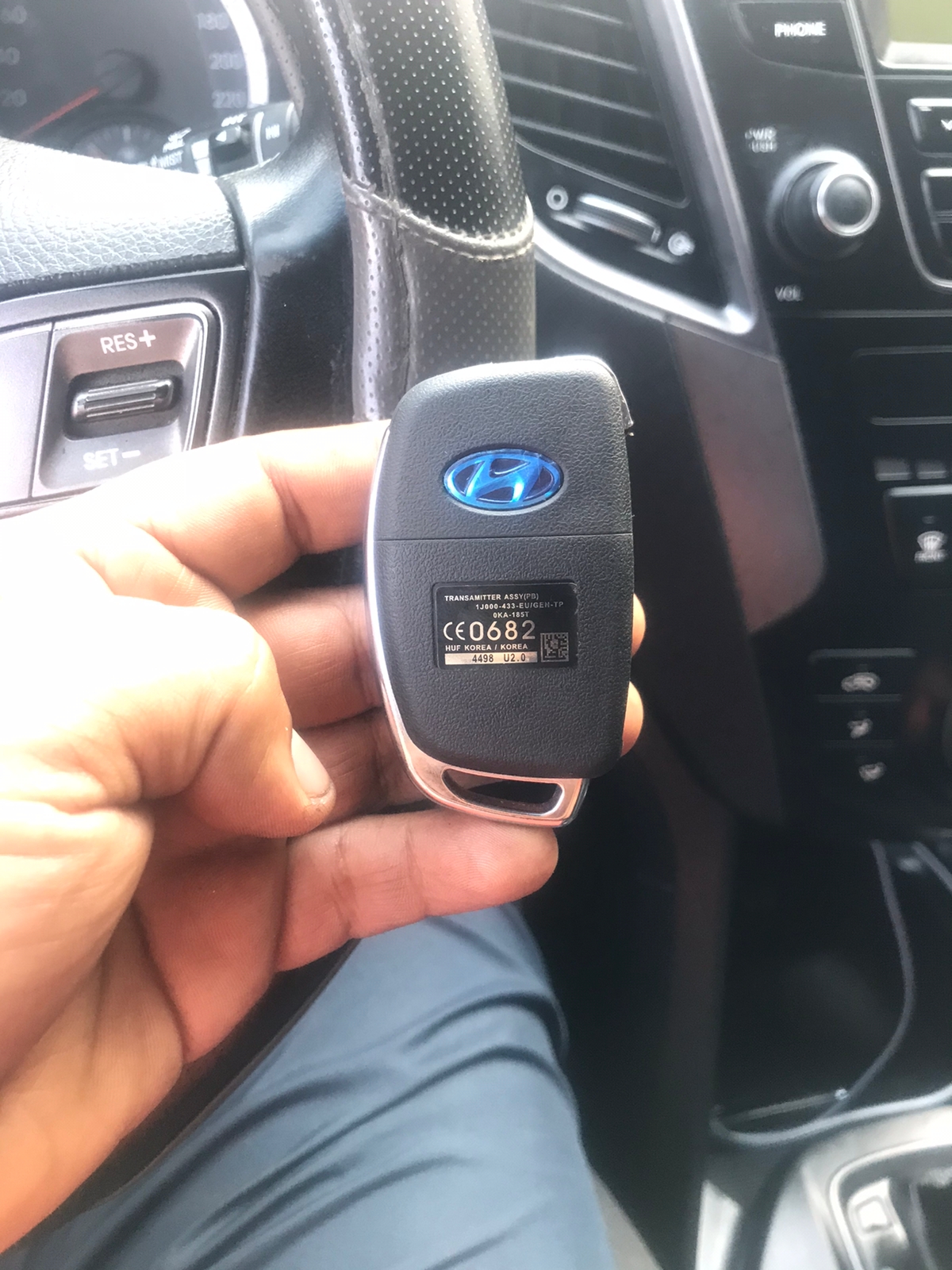 Carcasa de llaves despues